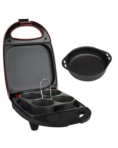 Brentwood Mini Sous Vide Style Egg Bite Maker in Red